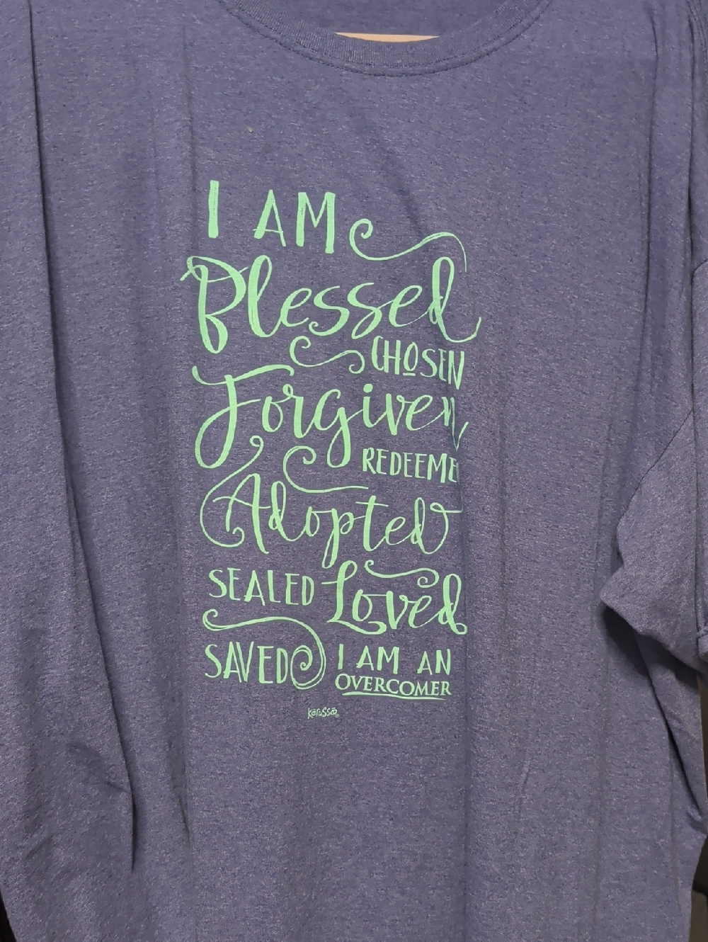 I am Blessed - purple
